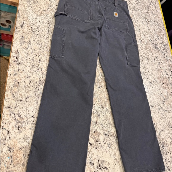 Carhartt Original Fit Gray Utility Work Pants Carpenter Size 6 Short - Picture 9 of 13